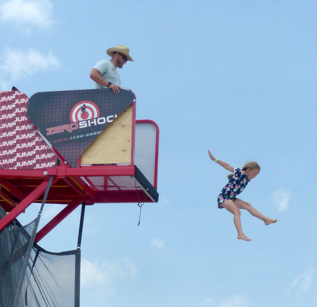 Jumping. Photo by Dawn Ballou, Pinedale Online.