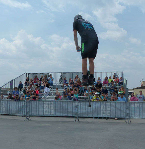 X-Pogo Stunt Team. Photo by Dawn Ballou, Pinedale Online.