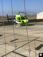 Rescue Helicopter Landing. Photo by Sgt. Travis Bingham, Sublette County Sheriffs Office.