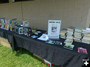 Book Sale. Photo by Dawn Ballou, Pinedale Online.