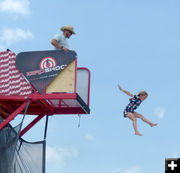 Jumping. Photo by Dawn Ballou, Pinedale Online.