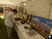 Silent Auction. Photo by Dawn Ballou, Pinedale Online.