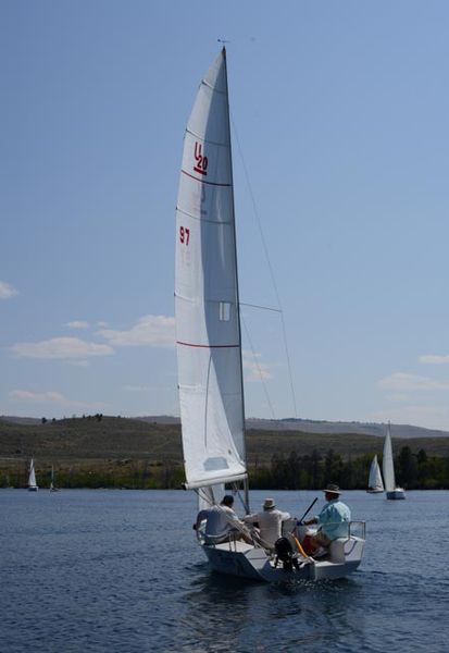 Regatta. Photo by Rita Donham, Wyoming Aerophoto.
