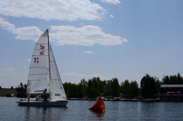 Regatta. Photo by Rita Donham, Wyoming Aerophoto.