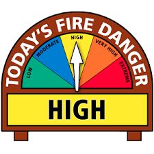 Fire Danger High. Photo by .