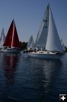 Regatta. Photo by Rita Donham, Wyoming Aerophoto.