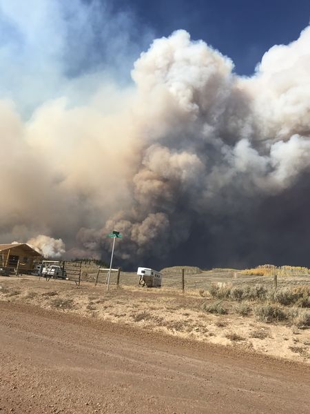 Roosevelt Fire. Photo by Holly Roberts.