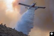 Plane drop. Photo by Roosevelt Fire Information.