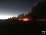 Roosevelt fire from Merna Beaver. Photo by Holly Roberts .