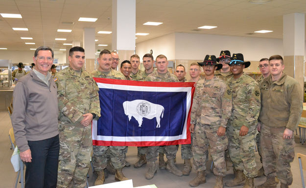 Wyoming soldiers in Poland. Photo by Senator Barrasso's office.