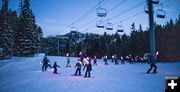 Under the lifts. Photo by White Pine Resort.