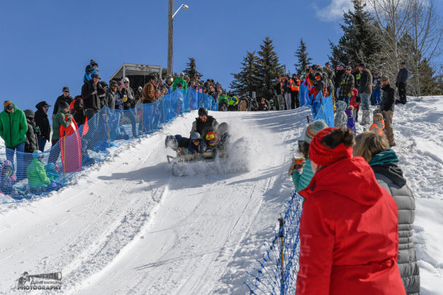 Down the hill. Photo by Arnold Brokling.