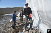 Absaroka ice patch. Photo by John Laughlin.