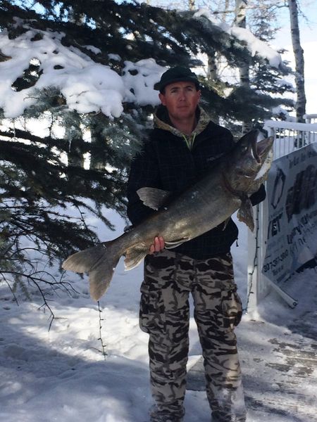 Cory Whites big fish. Photo by Mindi Crabb.