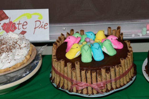 Topped with Peeps. Photo by Arnold Brokling.