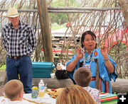 Lapita and Dan Frewin. Photo by Dawn Ballou, Pinedale Online.