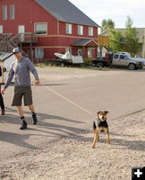 Axel finishing 5K. Photo by Kaylynne Sims, Ela Photography.