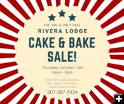 Cake & Bake Sale. Photo by Rivera Lodge.