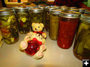 Canned goods. Photo by Dawn Ballou, Pinedale Online.