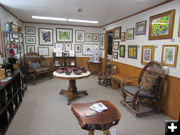 Gallery room. Photo by Dawn Ballou, Pinedale Online.