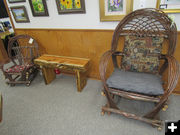 Chairs and Wood Table. Photo by Dawn Ballou, Pinedale Online.