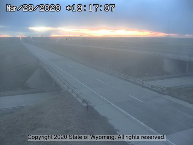 I80 Carpenter Interchange. Photo by Wyoming Department of Transportation.