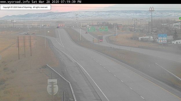 I80 Laramie West. Photo by Wyoming Department of Transportation.