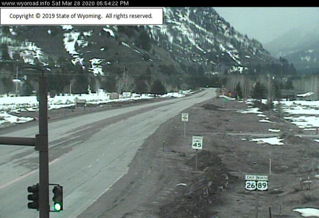 US 89 Alpine Jct Snake River Canyon. Photo by Wyoming Department of Transportation.