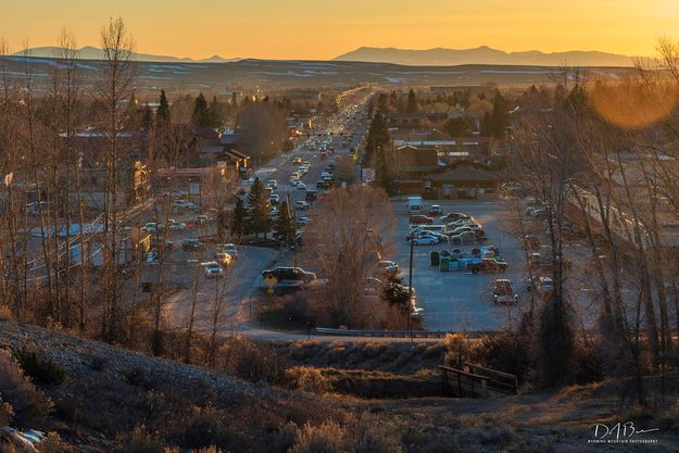 Setting Sun. Photo by Dave Bell.