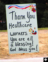 Health Care Workers. Photo by Dawn Ballou, Pinedale Online.