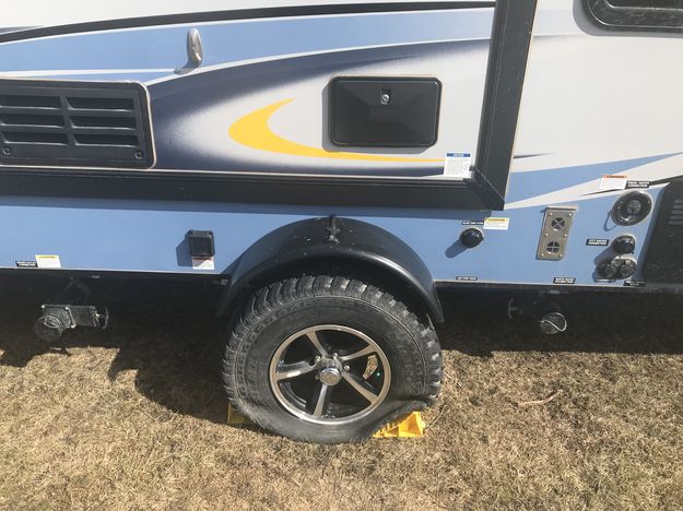 Camp trailer vandalism. Photo by Sublette County Sheriff's Office.