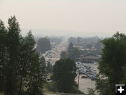 Smoke over Pinedale. Photo by Dawn Ballou, Pinedale Online.