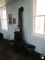 Heating stove. Photo by Dawn Ballou, Pinedale Online.