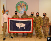 Senator Barrasso with WY troops. Photo by Senator Barrasso.