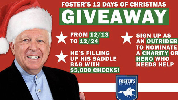 Christmas Giveaway. Photo by Foster Friess.