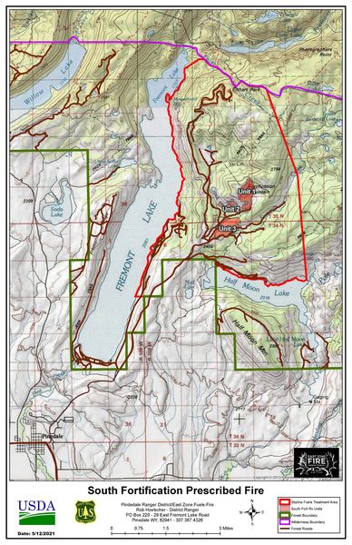 Prescribed burn. Photo by Bridger-Teton National Forest.