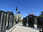 Veterans Memorial. Photo by Dawn Ballou, Pinedale Online.