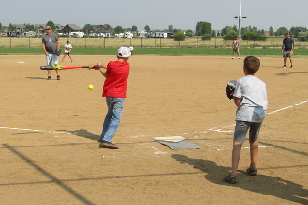 First game. Photo by Dawn Ballou, Pinedale Online.