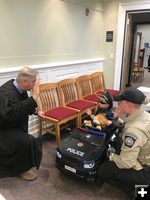 Swearing in. Photo by Sublette County Sheriff's Office.