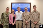 Barrasso in Bahrain. Photo by U.S. Senator John Barrasso media release.