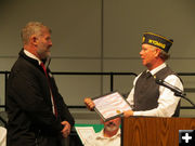Freedom Award. Photo by Dawn Ballou, Pinedale Online.
