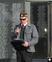 Michael Edison, Commander. Photo by Dawn Ballou, Pinedale Online.