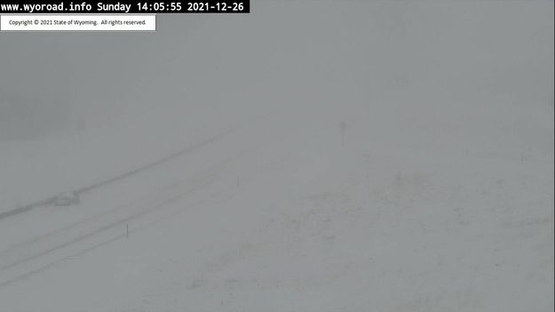 I-80Summit. Photo by WYDOT webcam.