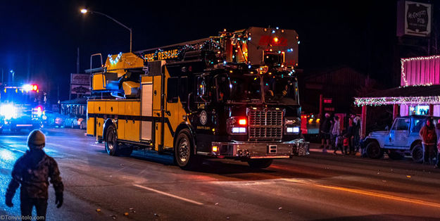 Fire Rescue. Photo by Tony Vitolo, Pinedale Online.