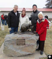 Trappers Park dedication. Photo by Dawn Ballou, Pinedale Online.