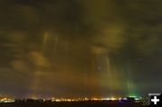 Pinedale Light Pillars. Photo by Dave Bell.