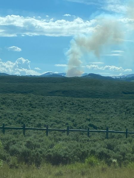 Sandy Fire. Photo by Sublette County Sheriff's Office.