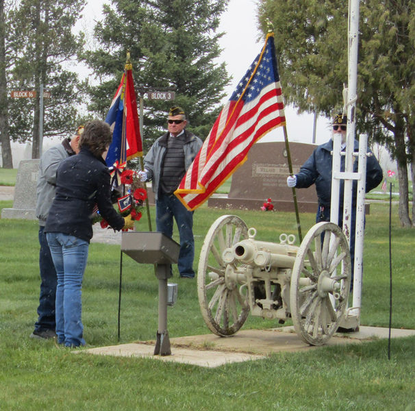 VFW Wreath. Photo by Dawn Ballou, Pinedale Online.