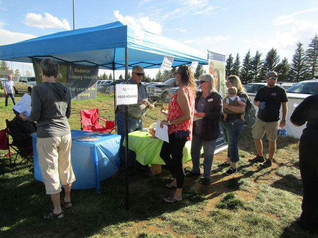 Food Vouchers. Photo by Dawn Ballou, Pinedale Online.