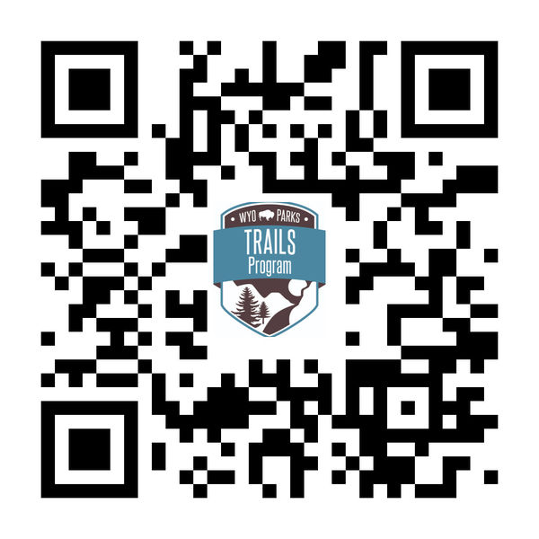 QR Code for Wyoming Snowmobile maps. Photo by Wyoming Parks & Rec.